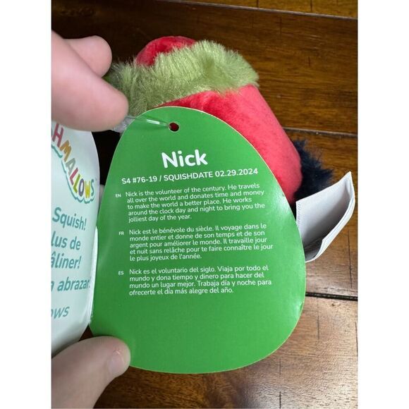 NWT Nick Santa Squishmallow Plush - Picture 4 of 4